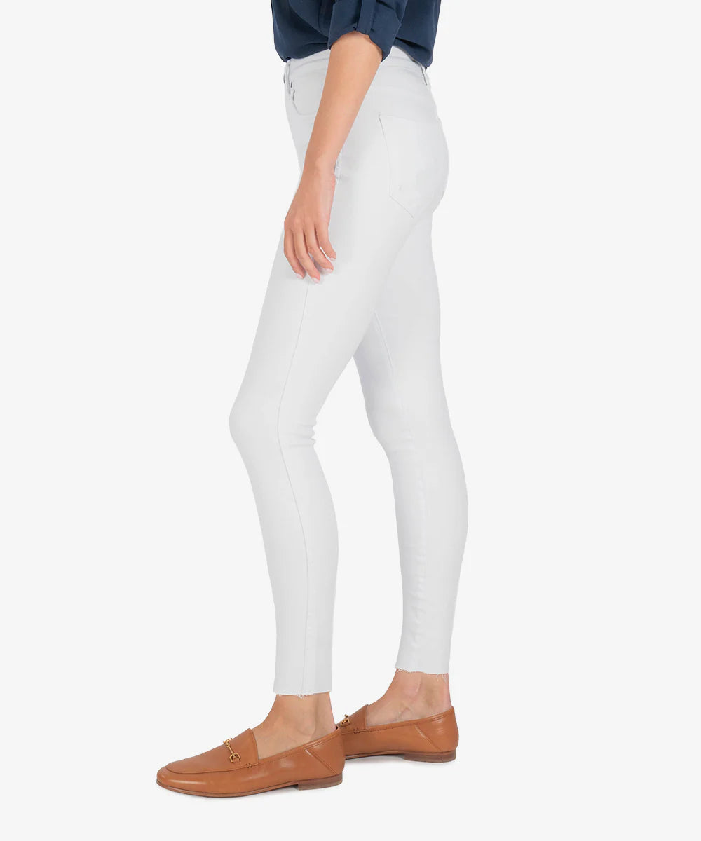 Connie High Rise Skinny |Optic White|