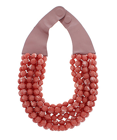 Agate Beaded Necklace