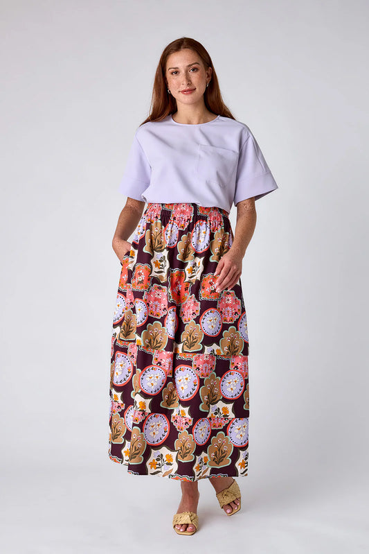 Marlow Skirt |Stamp Floral|