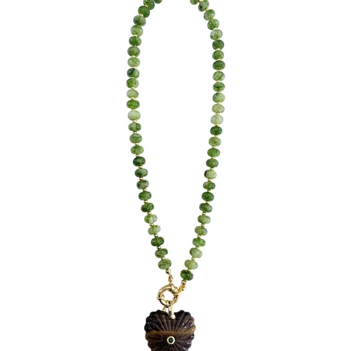 Kendall Beaded Heart Necklace