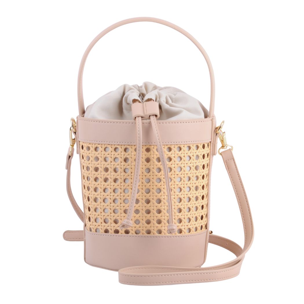 Lilah Cane Bucket Bag