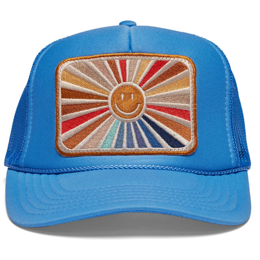 Rays of Happy Trucker Hat |Blue|