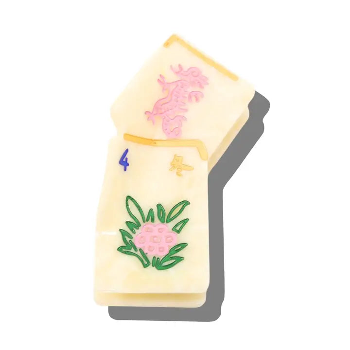 Mahjong Hair Clip