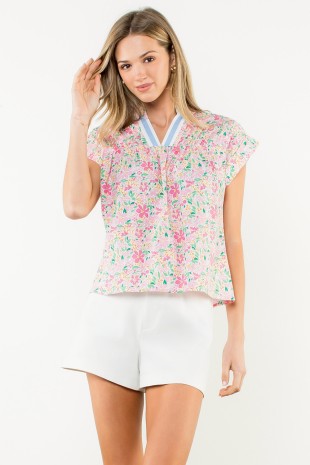 Neely Floral Top