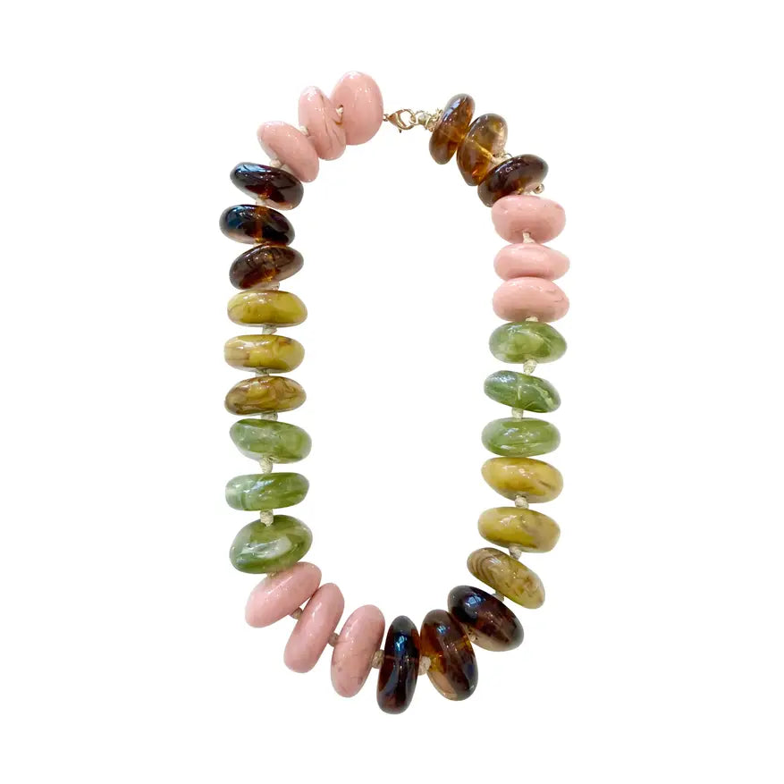 Delray Chunky Beaded Necklace