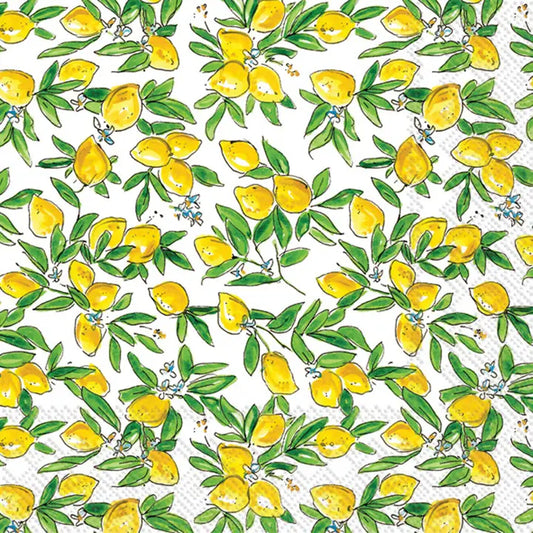 Cocktail Napkin |Lemons|