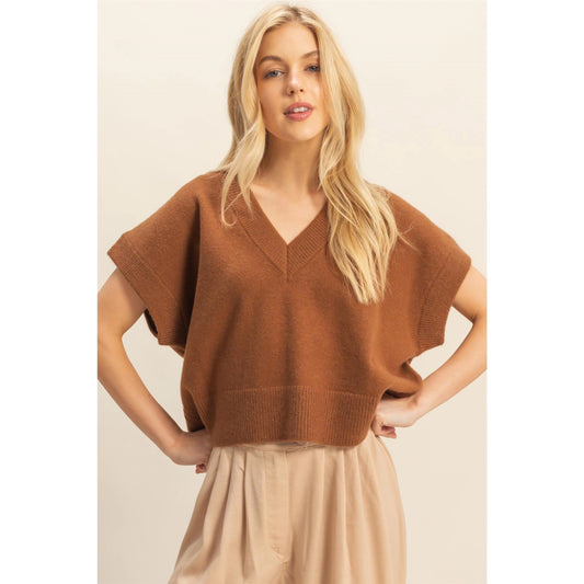 Mocha Sweater Vest