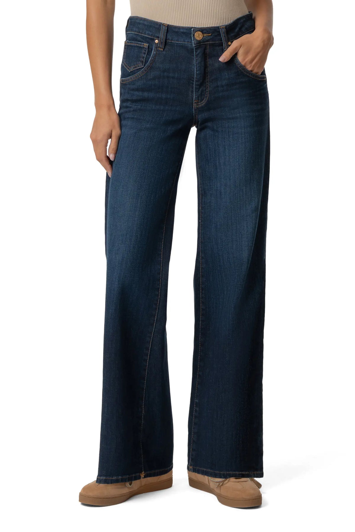 Maya Fab Ab Wide Leg Jeans