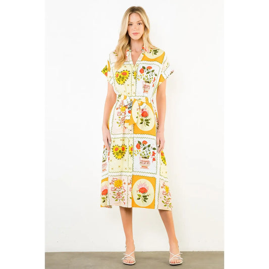 Garden Party Midi Dress