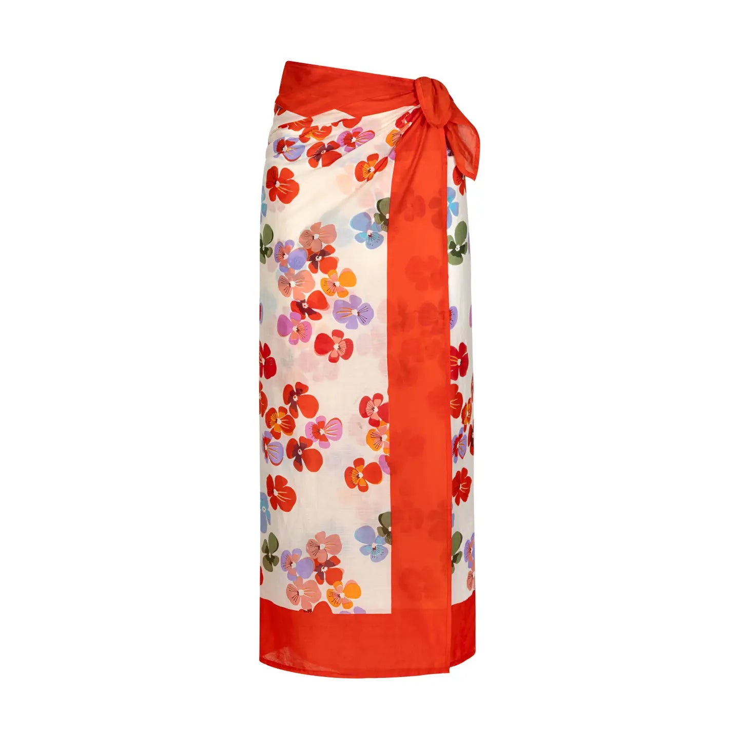 Rainbow Flower Sarong