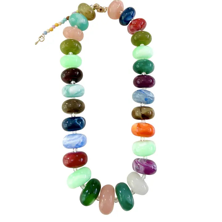 Marlan Chunky Beaded Necklace