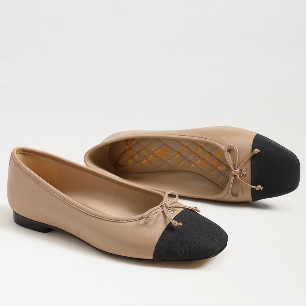 Marley Flat |Beige Black|