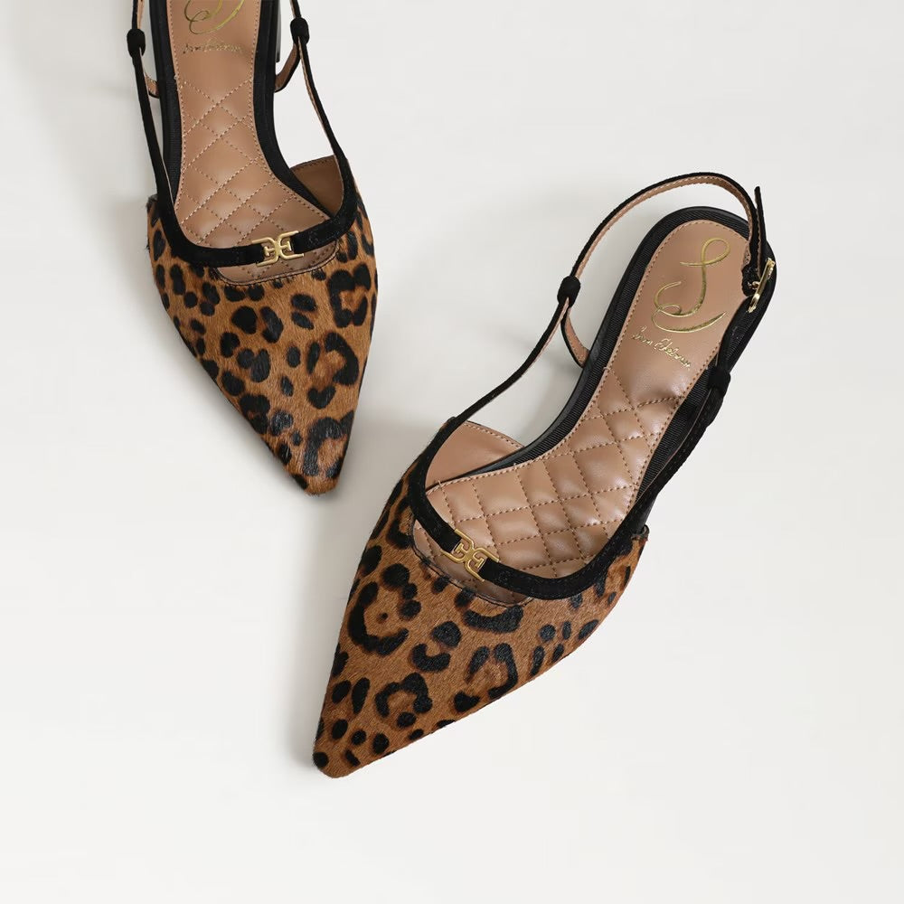 Cohen Slingback Flat |Leopard|