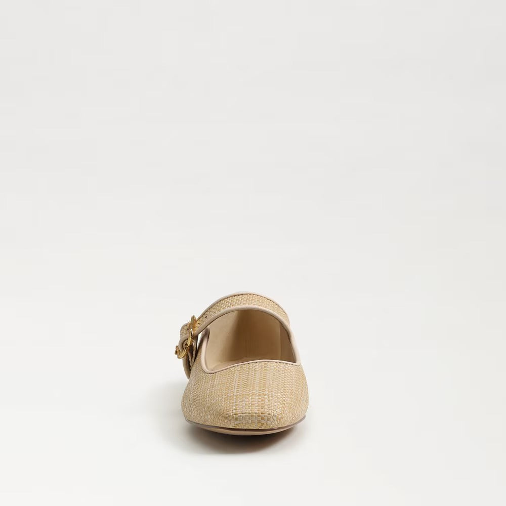 Michaela Mary Jane Flat |Bleached Beechwood|