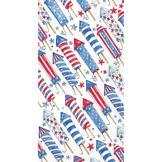 Guest Towel |Patriotic Rockets|