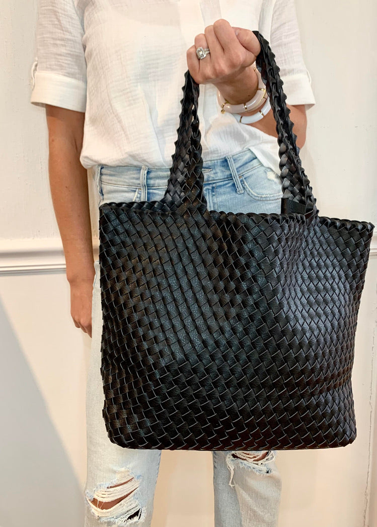 Woven Carryall Tote