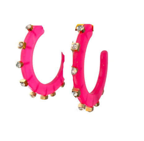 City Girl Hoop-Magenta