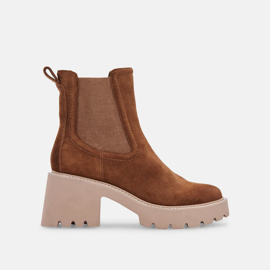 Hawk H2O Booties |Dark Brown Suede|