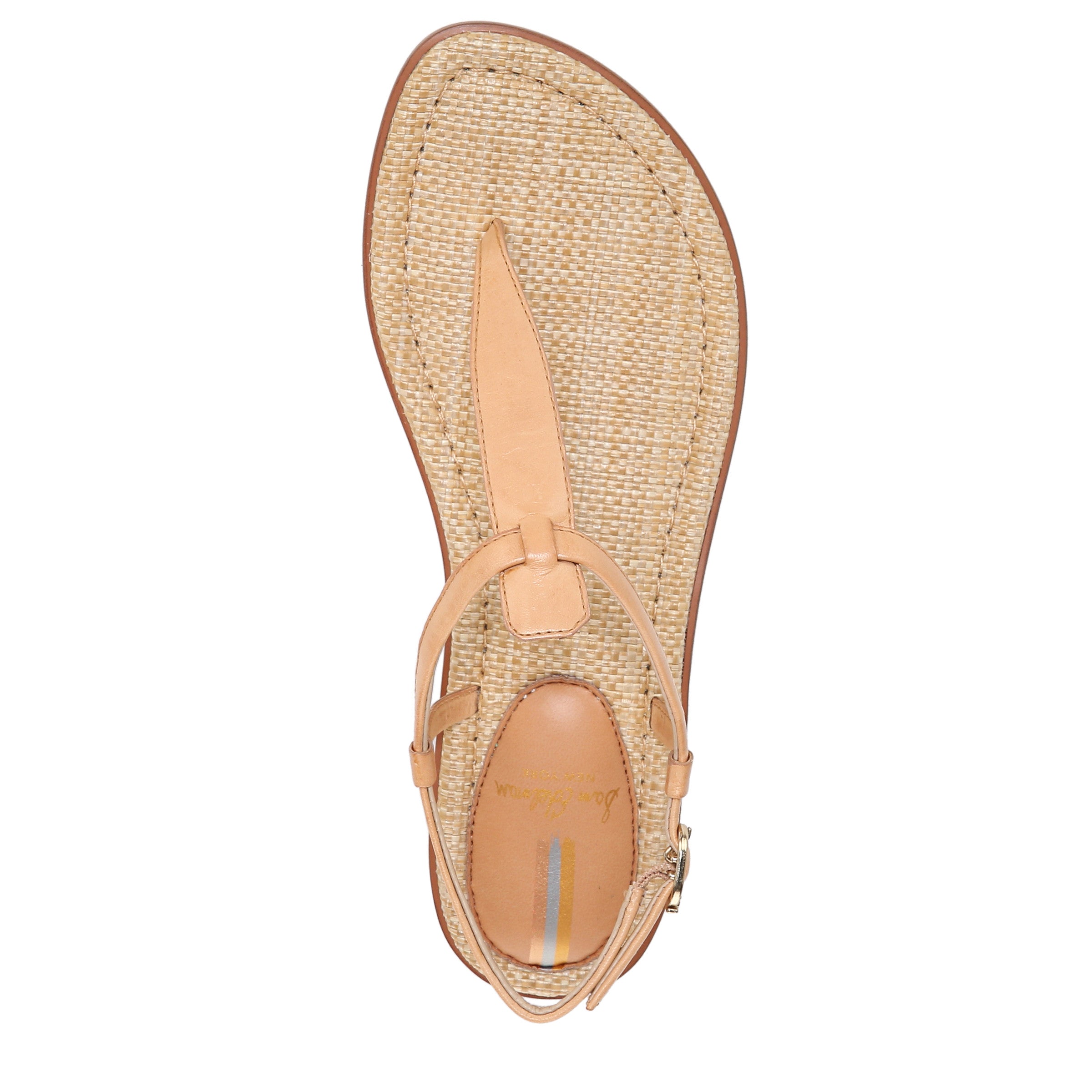 Gigi Thong Sandal Natural The Pink Zinnia